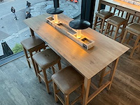 Hutten - bartafel met 6 barkrukken - afbeelding 5 van  7