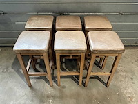 Hutten - bartafel met 6 barkrukken - afbeelding 5 van  6