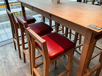 Hutten - bartafel met 6 barkrukken - afbeelding 2 van  4