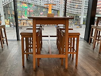 Hutten - bartafel met 6 barkrukken - afbeelding 2 van  6