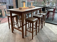 Hutten - bartafel met 6 barkrukken - afbeelding 2 van  7