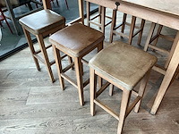 Hutten - bartafel met 6 barkrukken - afbeelding 6 van  7