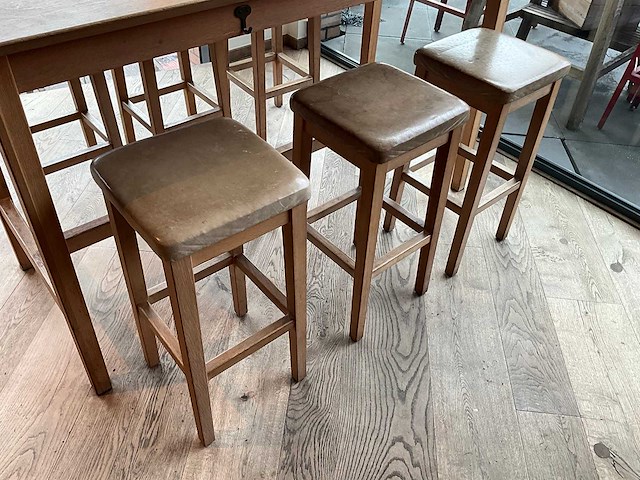 Hutten - bartafel met 6 barkrukken - afbeelding 7 van  7
