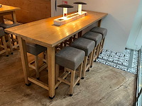 Hutten - bartafel met 8 barkrukken - afbeelding 2 van  5