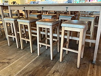 Hutten - bartafel met 8 barkrukken - afbeelding 2 van  6