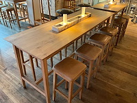 Hutten - bartafel met 8 barkrukken - afbeelding 6 van  6