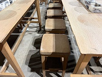 Hutten - bartafel met 8 krukken - afbeelding 4 van  13