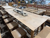 Hutten - bartafel met 8 krukken - afbeelding 12 van  13