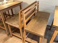 Hutten - bartafel met bank en 2 barkrukken (2x) - afbeelding 6 van  7