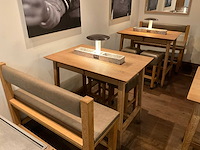 Hutten - bartafel met bank en 2 barkrukken (2x) - afbeelding 1 van  7