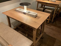 Hutten - bartafel met bank en 2 barkrukken (2x) - afbeelding 2 van  7