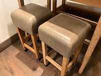 Hutten - bartafel met bank en 2 barkrukken (2x) - afbeelding 4 van  7