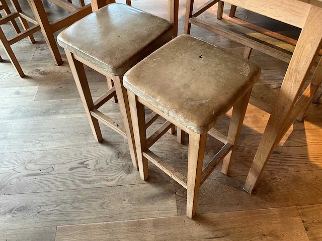 Hutten - bartafel met bank en 2 barkrukken - afbeelding 3 van  8