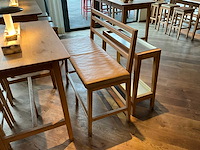 Hutten - bartafel met bank en 2 barkrukken - afbeelding 4 van  8