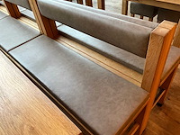 Hutten - bartafel met bank en 2 krukken (2x) - afbeelding 8 van  9