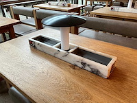 Hutten - bartafel met bank en 2 krukken (2x) - afbeelding 5 van  9