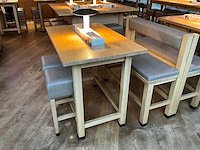 Hutten - bartafel met bank en 2 krukken - afbeelding 5 van  7