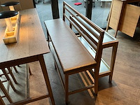 Hutten - bartafel met bank en 3 barkrukken - afbeelding 6 van  8