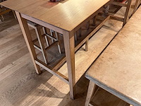 Hutten - bartafel met bank en 3 barkrukken - afbeelding 5 van  6