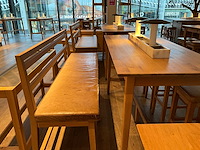 Hutten - bartafel met bank en 3 krukken (2x) - afbeelding 8 van  8