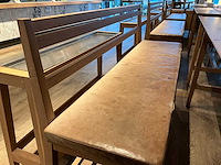 Hutten - bartafel met bank en 3 krukken - afbeelding 8 van  8