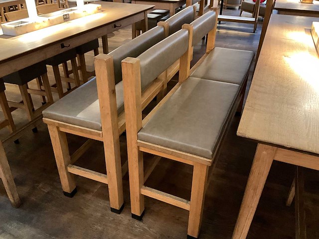 Hutten - bartafel met bank en 4 barkrukken (2x) - afbeelding 5 van  9