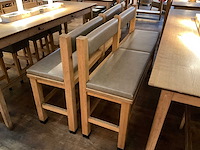 Hutten - bartafel met bank en 4 barkrukken (2x) - afbeelding 5 van  9