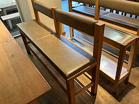 Hutten - bartafel met bank en 4 barkrukken - afbeelding 4 van  6