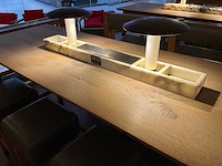 Hutten - bartafel met bank en 4 barkrukken - afbeelding 4 van  7