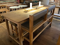 Hutten - bartafel met bank en 4 barkrukken - afbeelding 7 van  7