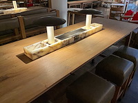 Hutten - bartafel met bank en 4 barkrukken - afbeelding 3 van  5