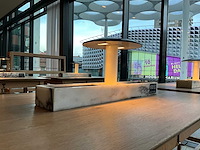 Hutten - bartafel met marmeren opbouw en verlichting (2x) - afbeelding 4 van  8