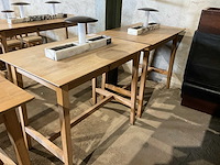 Hutten - bartafel met marmeren opbouw en verlichting (2x) - afbeelding 1 van  6