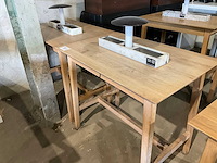 Hutten - bartafel met marmeren opbouw en verlichting (2x) - afbeelding 4 van  6