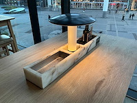 Hutten - bartafel met marmeren opbouw en verlichting (2x) - afbeelding 6 van  8