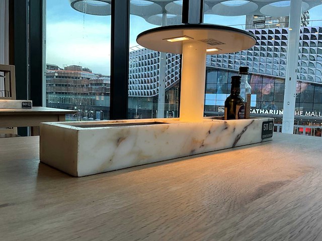 Hutten - bartafel met marmeren opbouw en verlichting (2x) - afbeelding 7 van  8