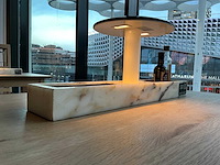 Hutten - bartafel met marmeren opbouw en verlichting (2x) - afbeelding 7 van  8