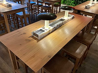 Hutten - bartafel met marmeren opbouw en verlichting (2x) - afbeelding 2 van  6