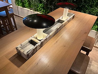 Hutten - bartafel met marmeren opbouw en verlichting (2x) - afbeelding 6 van  6