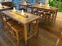 Hutten - bartafel met marmeren opbouw en verlichting (2x) - afbeelding 1 van  5