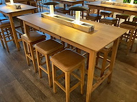 Hutten - bartafel met marmeren opbouw en verlichting (2x) - afbeelding 2 van  5