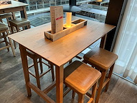 Hutten - bartafel met marmeren opbouw en verlichting (3x) - afbeelding 3 van  5