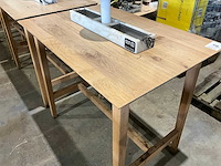 Hutten - bartafel met marmeren opbouw en verlichting (4x) - afbeelding 5 van  8