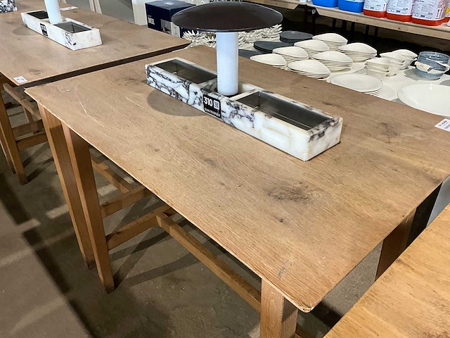 Hutten - bartafel met marmeren opbouw en verlichting (4x) - afbeelding 8 van  8
