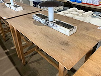 Hutten - bartafel met marmeren opbouw en verlichting (4x) - afbeelding 8 van  8