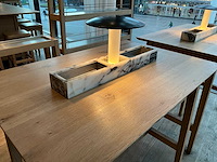 Hutten - bartafel met marmeren opbouw en verlichting - afbeelding 4 van  5