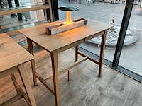 Hutten - bartafel met marmeren opbouw en verlichting - afbeelding 1 van  5