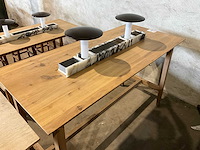 Hutten - bartafel met marmeren opbouw en verlichting - afbeelding 2 van  4