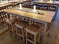 Hutten - bartafel met marmeren opbouw en verlichting - afbeelding 4 van  6