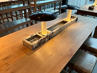 Hutten - bartafel met marmeren opbouw en verlichting - afbeelding 2 van  4